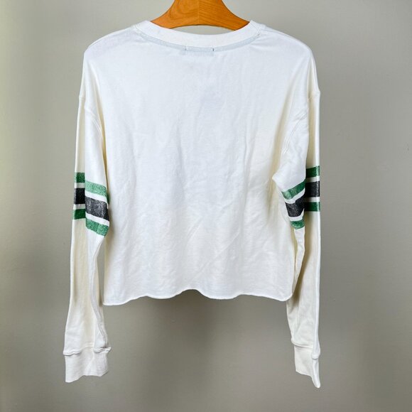 JUNK FOOD Women’s Philadelphia Eagles Kickoff Crop Crew Fleece. Size M - Picture 9 of 10